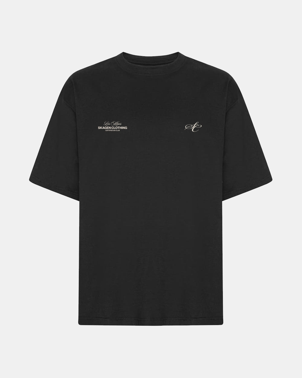 Chalet Teddy bear T-shirt Black